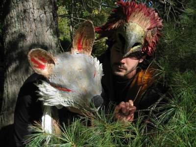 mouse and bird, Dan Boyd, photo Tayo Gabler